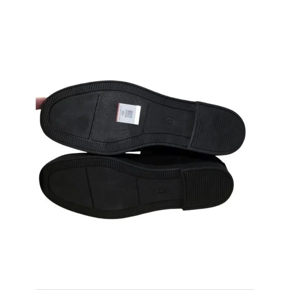 Ugg Josefene Short Boot In Black Womens Velvety Suede Size US 9.5 EU 40.5 NEW